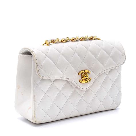 light brown chanel bag|white quilted chanel bag.